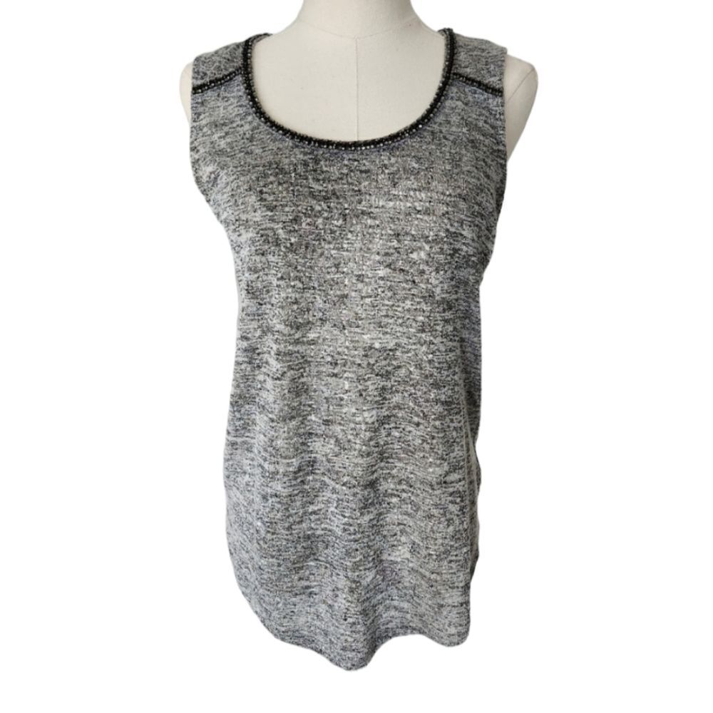 NWOT Juicy Couture Grey Tank with rhinestone detail - Size Small